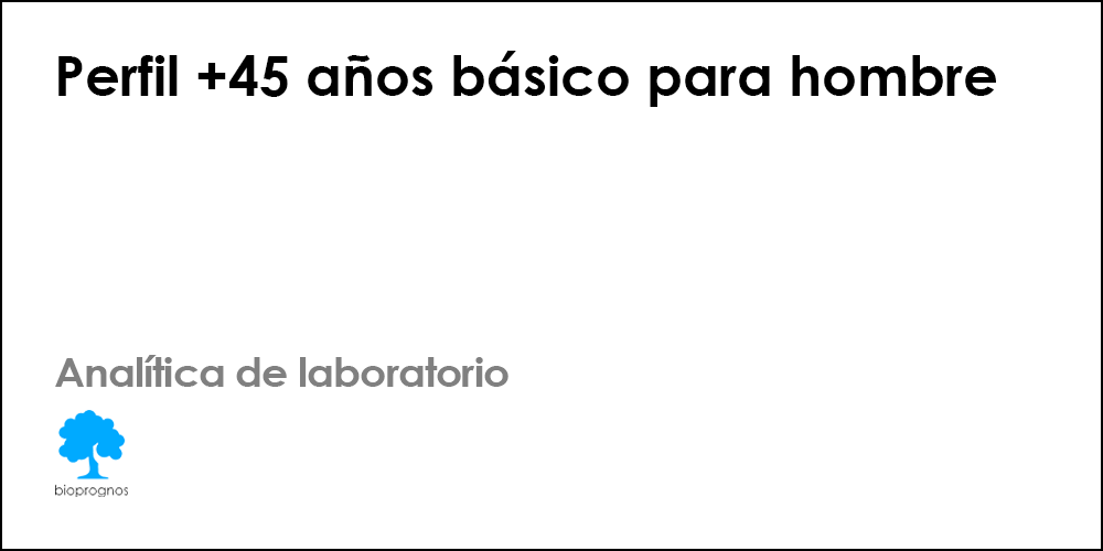 Perfil +45 años básico para hombre