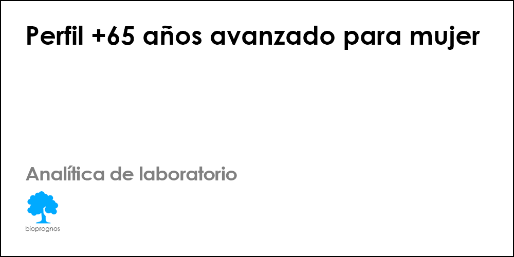 Perfil +65 años avanzado para mujer