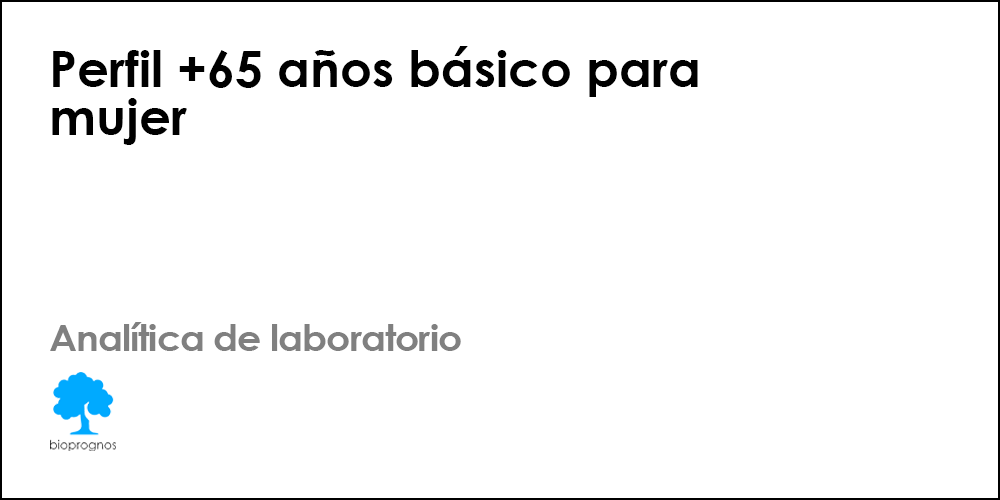 Perfil +65 años básico para mujer